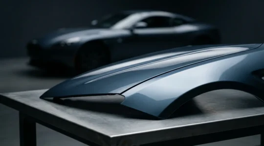 Professional editorial photograph showcasing automotive body panel quality and vehicle resale value preservation