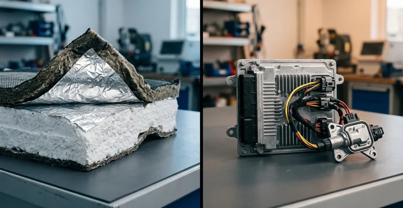 Professional comparison of passive insulation materials and active cooling systems for automotive component shipping