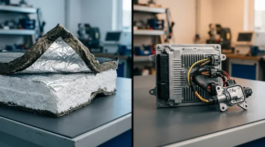 Professional comparison of passive insulation materials and active cooling systems for automotive component shipping